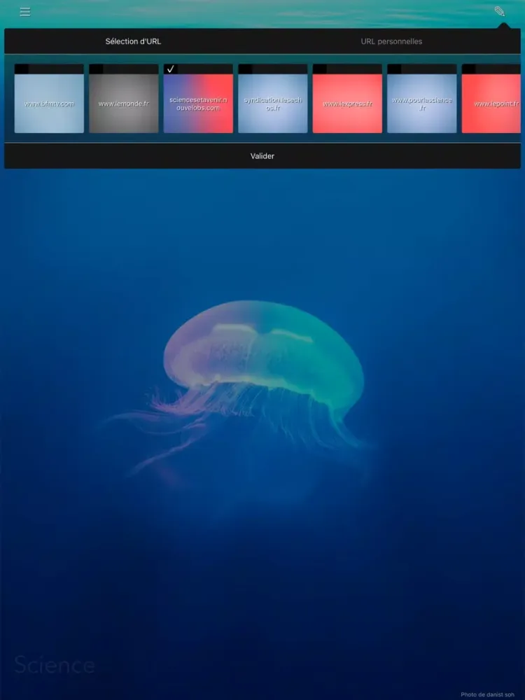 Capturas de pantalla de Newsly iPad 