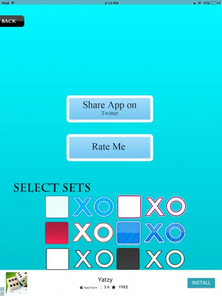 Capturas de tela do Tic Tac Toe Edition iPad 