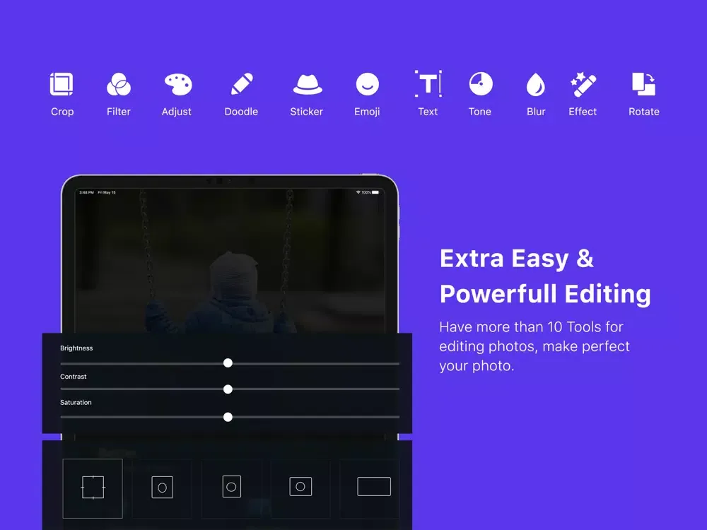 Better - Photo Editor iPad  Screenshots