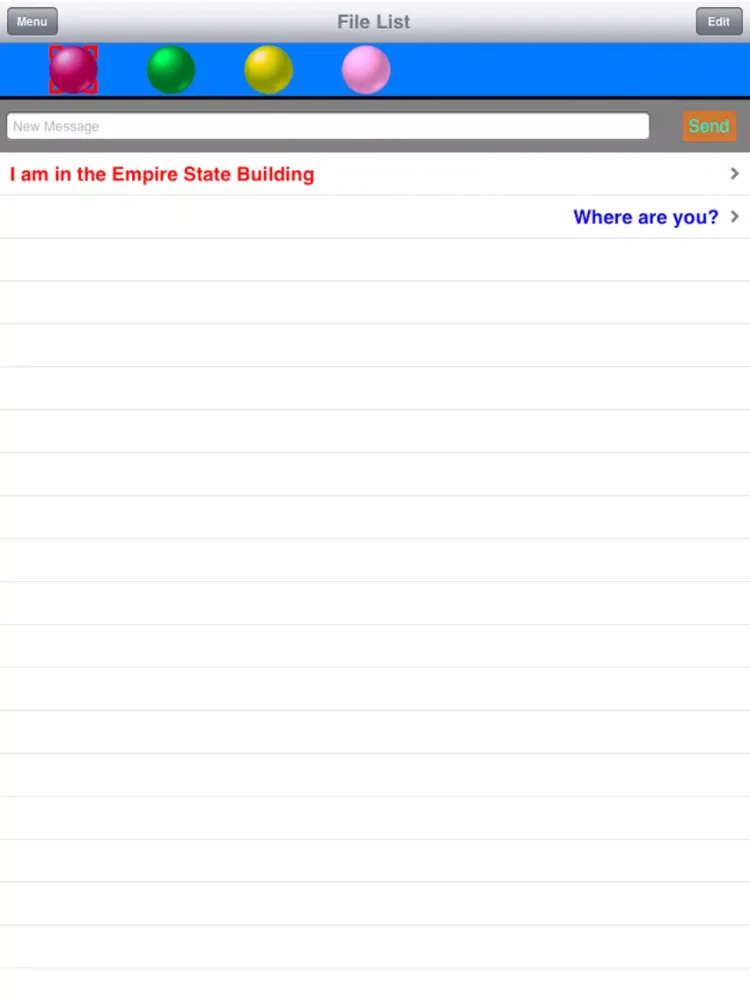 Capturas de tela do Private Find Friend iPad 