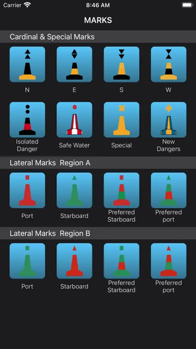 Screenshot di Navigation Marks