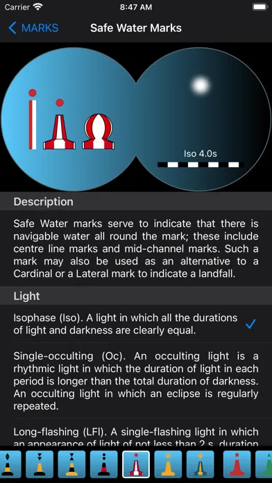 Screenshot di Navigation Marks