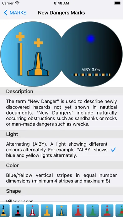 Screenshot di Navigation Marks