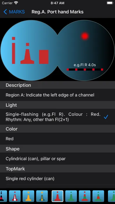 Screenshot di Navigation Marks