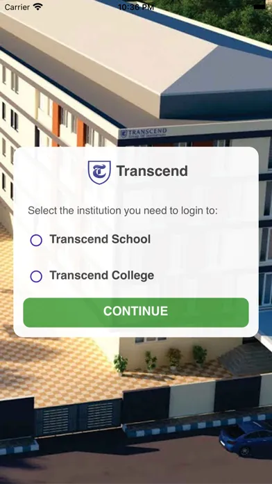 ภาพหน้าจอของ Transcend Education