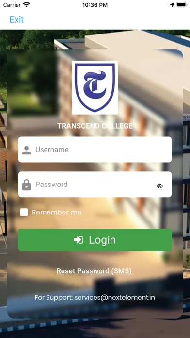ภาพหน้าจอของ Transcend Education
