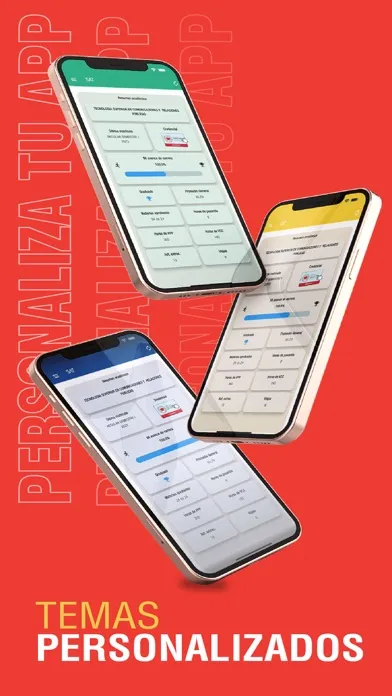 Capturas de pantalla de Sistema Académico TES