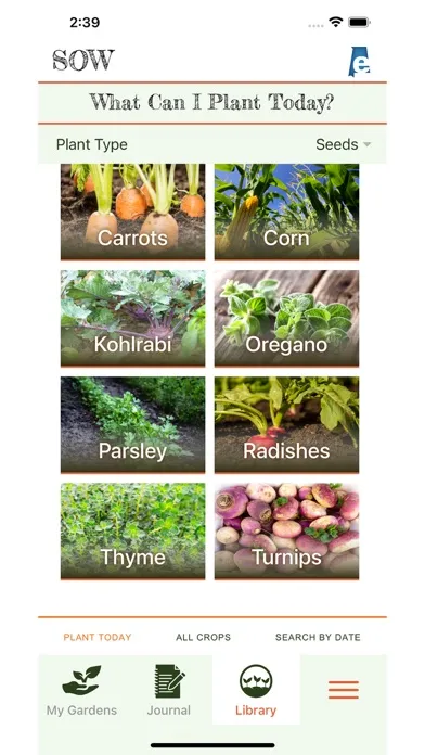 SOW - A Planting Companion سکرین شاٹس