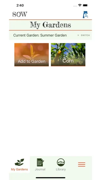 SOW - A Planting Companion سکرین شاٹس