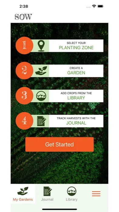 SOW - A Planting Companion سکرین شاٹس