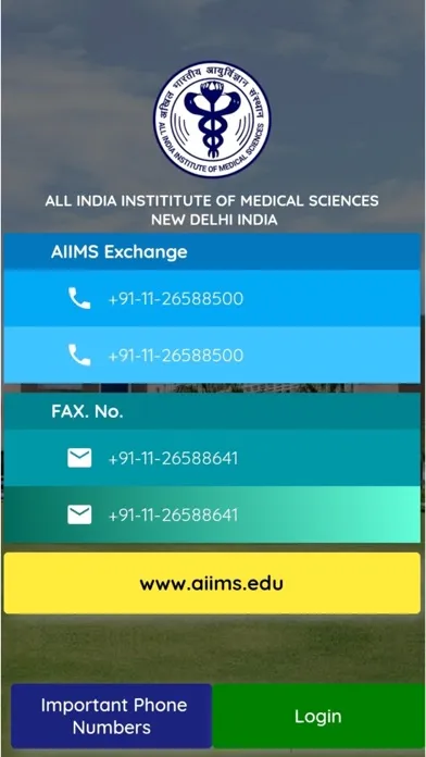 Directory AIIMS New Delhi Ekran Görüntüleri