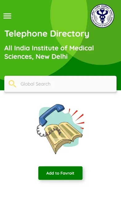 Directory AIIMS New Delhi Ekran Görüntüleri