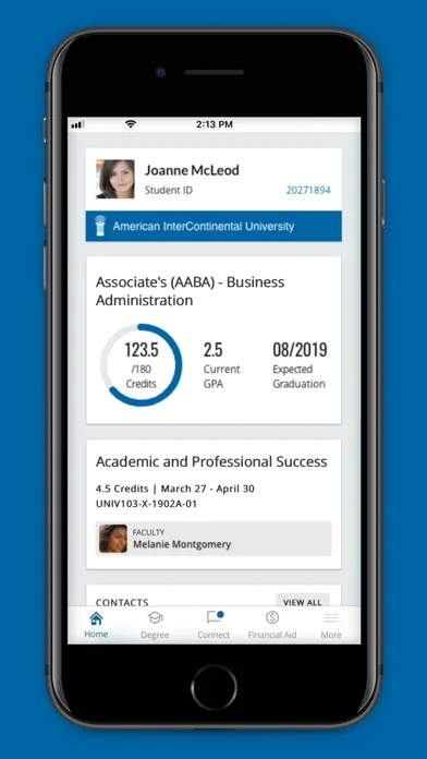 Скриншоты AIU Student Mobile