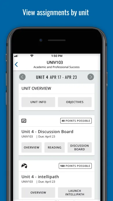 Скриншоты AIU Student Mobile