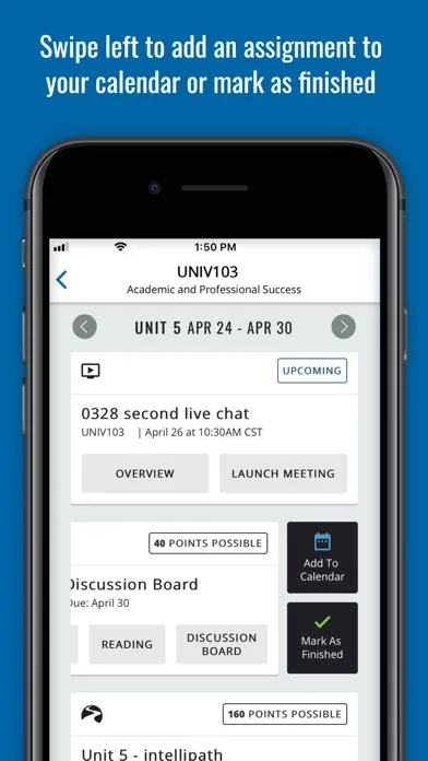 Скриншоты AIU Student Mobile