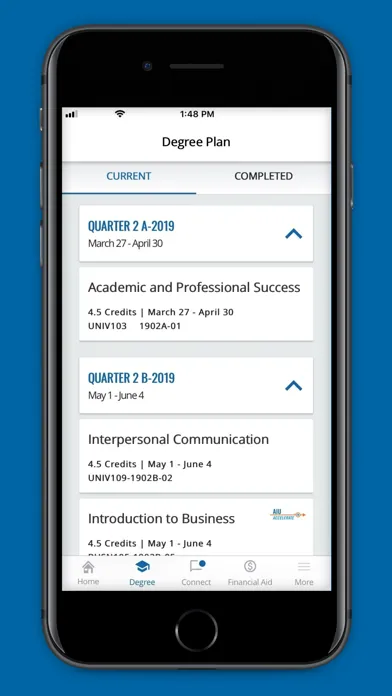 Скриншоты AIU Student Mobile