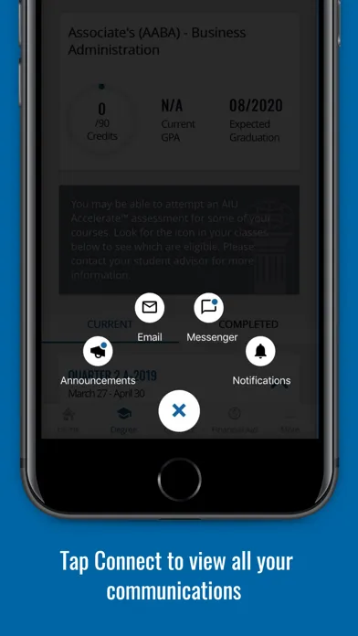 Скриншоты AIU Student Mobile