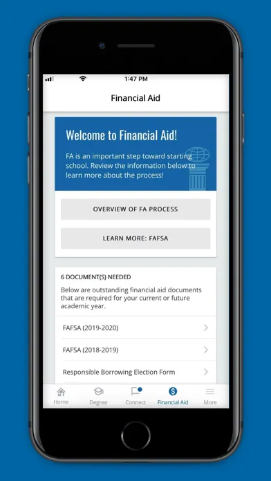 Скриншоты AIU Student Mobile