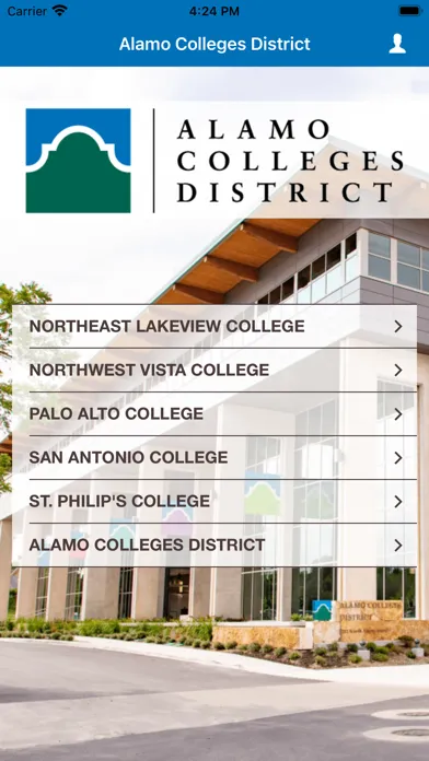 Ảnh chụp màn hình của Alamo Colleges District