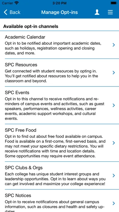Ảnh chụp màn hình của Alamo Colleges District