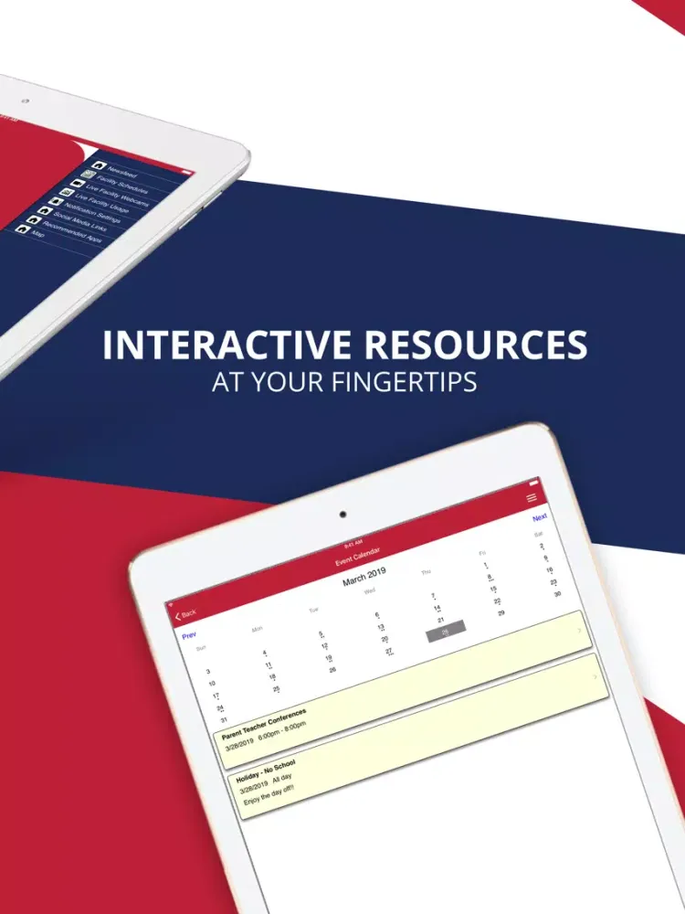 Ảnh chụp màn hình của UActive University of Arizona iPad 