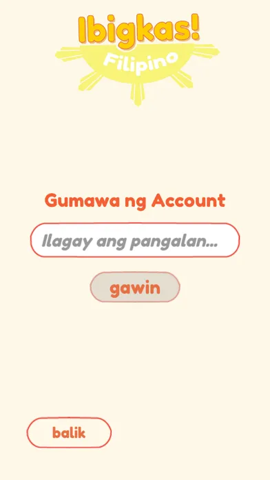 Captures d'écran de Ibigkas! Filipino