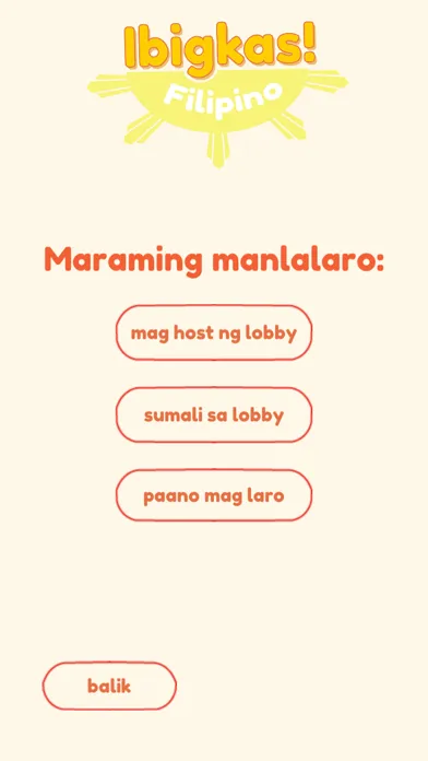Captures d'écran de Ibigkas! Filipino
