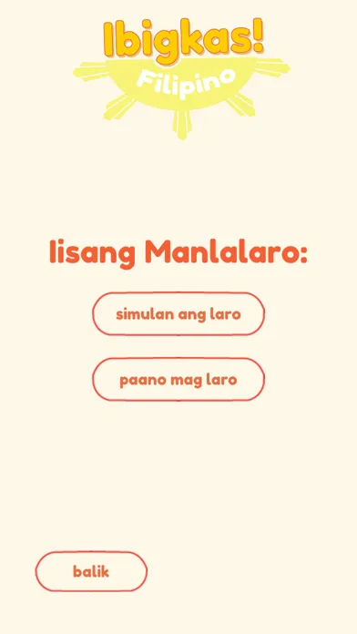 Captures d'écran de Ibigkas! Filipino