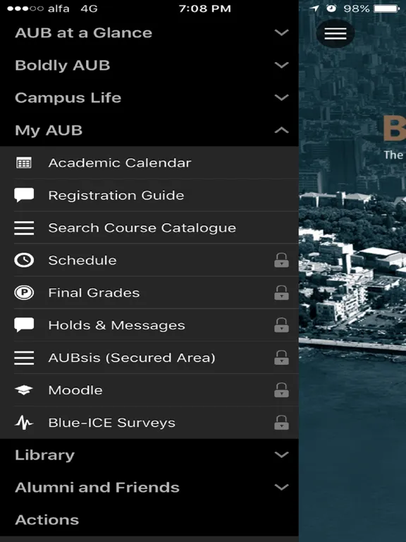 Скриншоты AUB Mobile iPad 