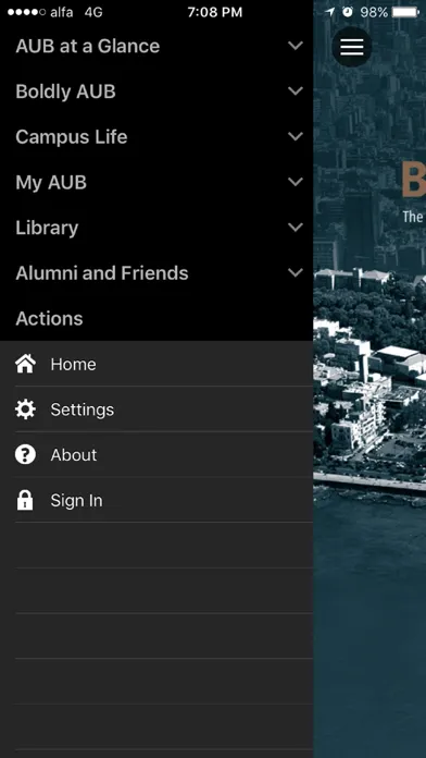 Скриншоты AUB Mobile