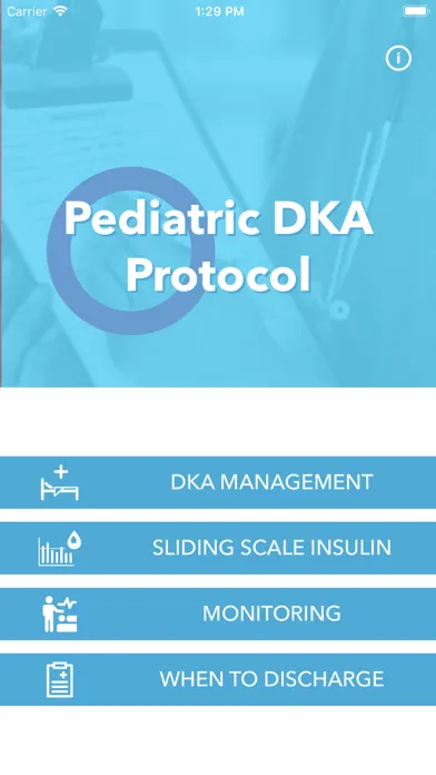 Captures d'écran de Pediatric DKA Protocol