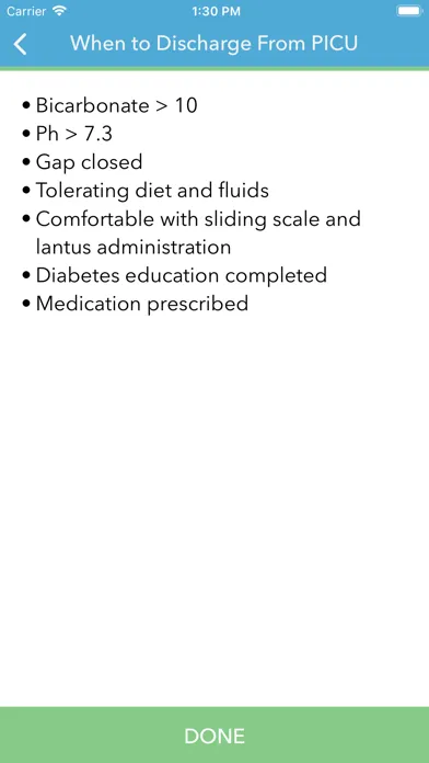 Captures d'écran de Pediatric DKA Protocol