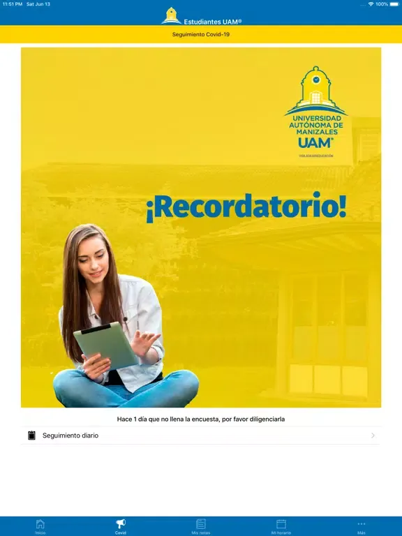 Estudiantes UAM App iPad  Screenshots