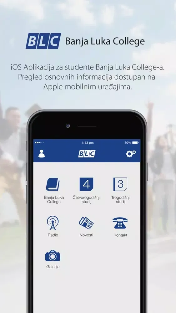 Ảnh chụp màn hình của BLC Banja Luka College