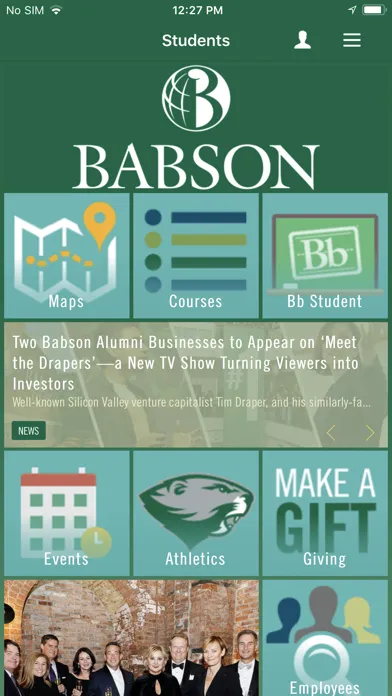 ภาพหน้าจอของ BabsonMobile