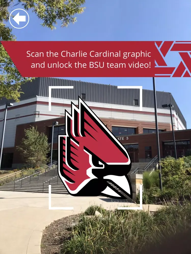 Tangkapan skrin Cardinal AR - Ball State iPad 
