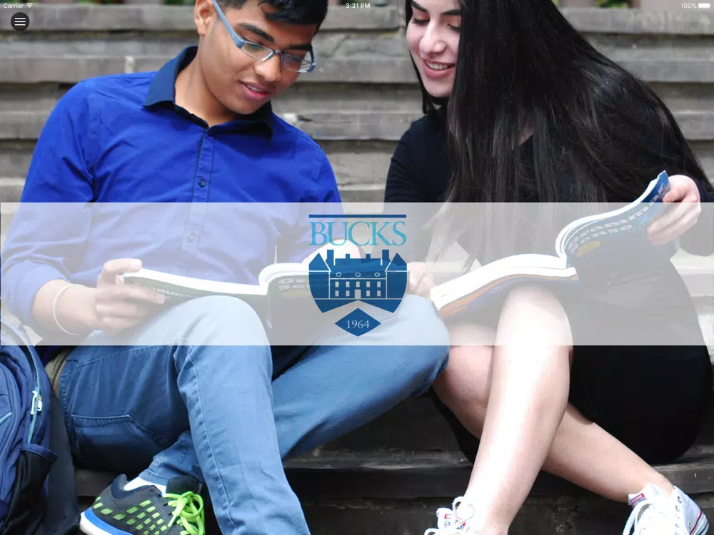 Tangkapan layar Bucks County Community College iPad 