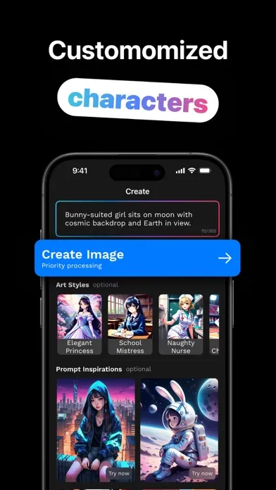 Anime Craft - AI Art Generator スクリーンショット