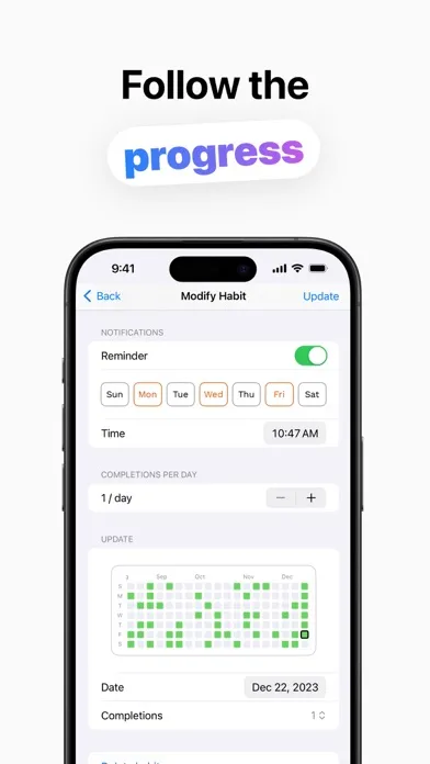 Habit Tracker: Daily Goals Screenshots
