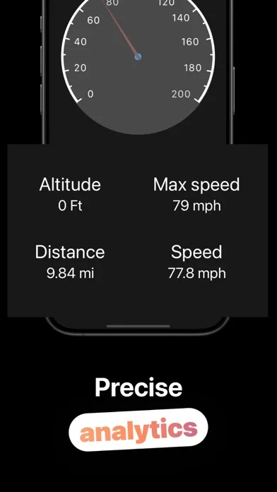 Capturas de pantalla de Speedometer Tracker: Precision