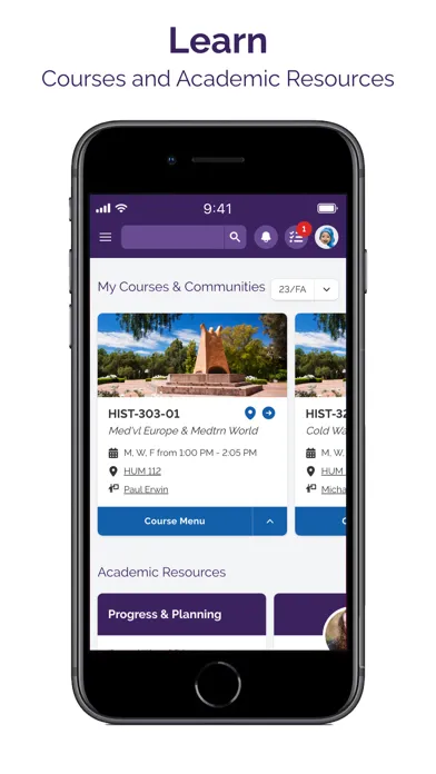 MyCLU Screenshots