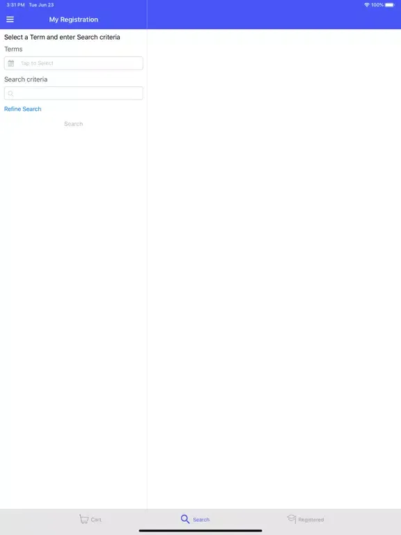 Chaffey College Mobile iPad  Screenshots