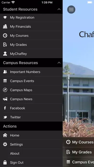 Chaffey College Mobile Screenshots