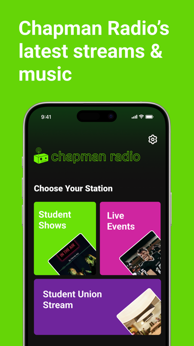 Tangkapan layar Chapman U Radio