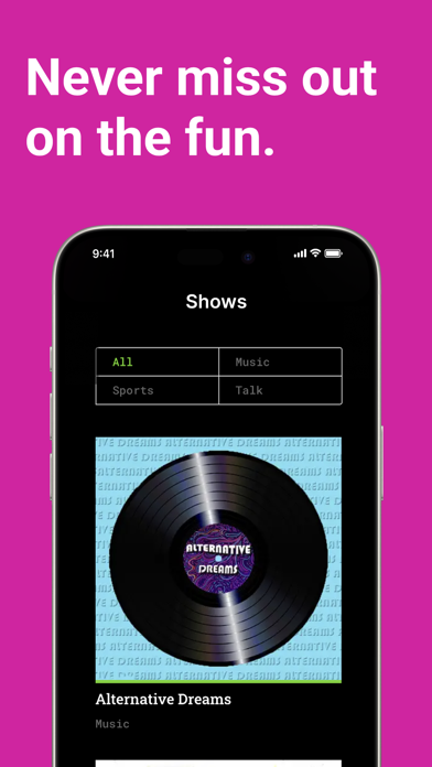 Tangkapan layar Chapman U Radio