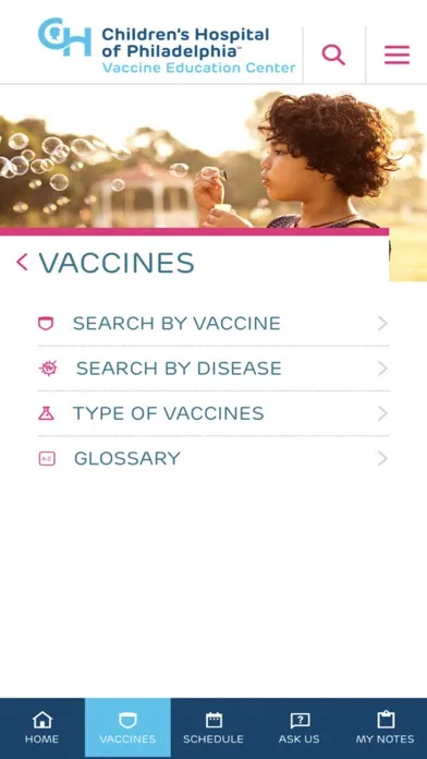 Vaccines on the Go Screenshots