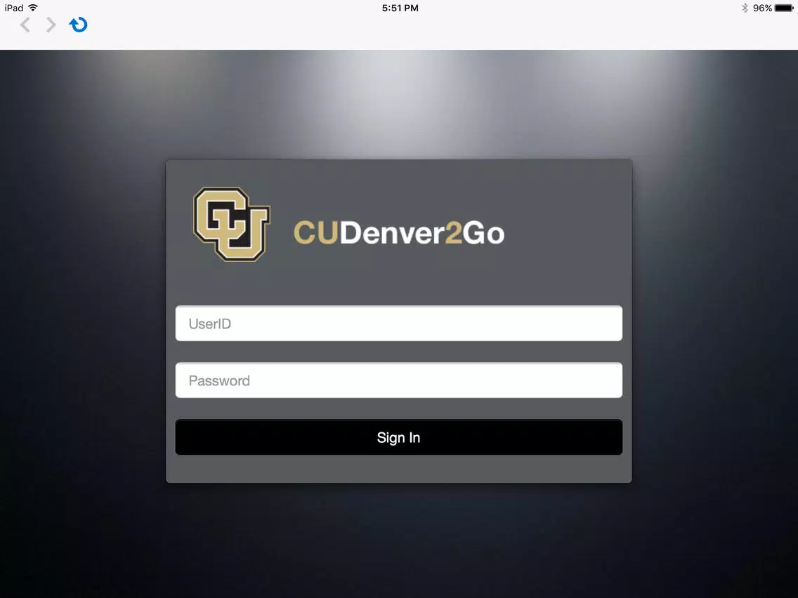 CUDenver2Go iPad  스크린샷