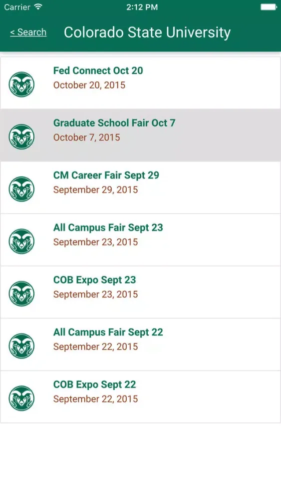 Скриншоты The Fairs App