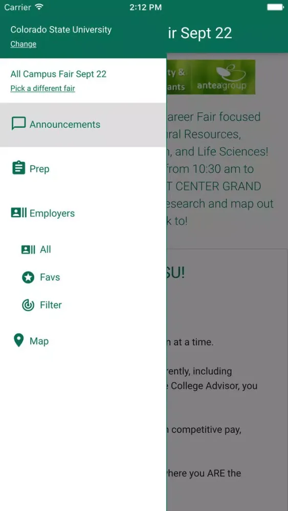 Скриншоты The Fairs App