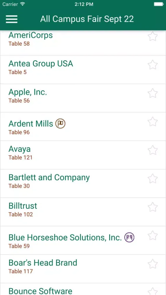 Скриншоты The Fairs App